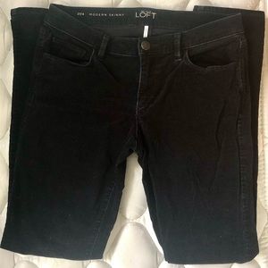 LOFT Corduroy Skinny Pants